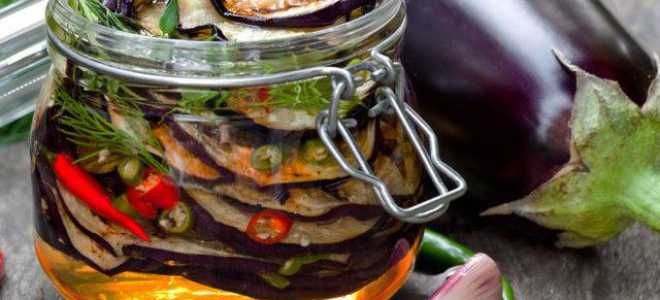 Как приготовить на зиму маринованные баклажаны с овощами