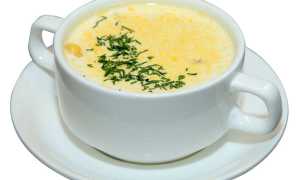 Крем-суп из сыра