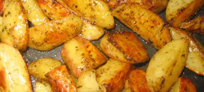 Запеченный картофель по-деревенски