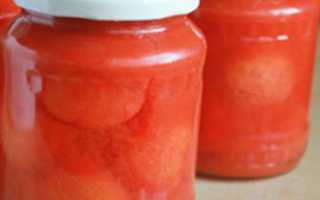 Простой рецепт помидоров в собственном соку