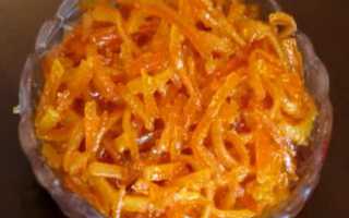 Домашние цукаты из апельсиновых корок (Candied Orange Peel)