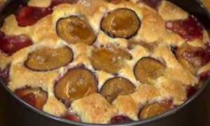 Рецепт вкусного пирога со сливами (Cake with Plums)